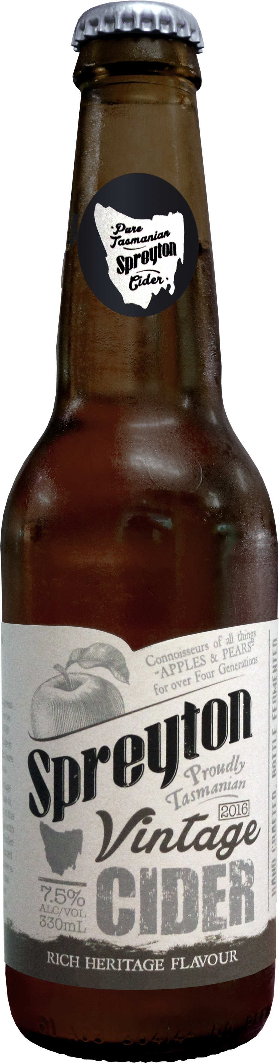 Spreyton Cider Bottle Vintage 2015 Cider Australia